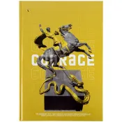 Записна книга А4, 96 аркушів клітинка тверда обкладинка Axent Courage 8422-552-A 