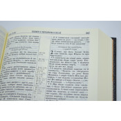 Біблія (10432, мала) - чорна в рамці (орнамент) 