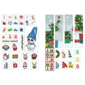 Christmas sticker book. Лист до святого Миколая 