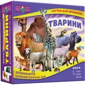 Настільна гра Київська Фабрика Іграшок Дитяче лото Тварини 