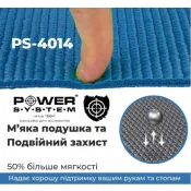 Коврик для йоги и фитнеса Power System PS-4014 Fitness-Yoga Mat Blue 