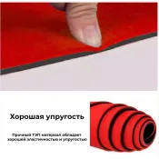 Килимок для фітнесу і йоги Power System Yoga Mat Premium PS-4060 Red  