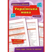 Довідник у таблицях — Українська мова. 5–6 класи 