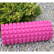 Масажний ролик (роллер) U-POWEX EVA foam roller (33x14см.) Pink 