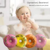 Шипучий засіб для ванн Milky Dream Пінний Donut Raspberries & Blueberries 140 г 