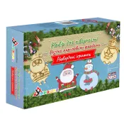 Набір для творчості Умняшка новорічний Розпис акриловими фарбами Новорічні іграшки (НГ-002) 