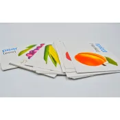 English: flashcards. Vegetables, berrieds, fruit / Набір карток. Англійська мова. Овочі, ягоди, фрукти 