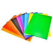 Набір кольорового паперу та картону 9+9 аркушів А4 Zibi 1968 