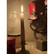 Набір свічок столових Bispol 10 шт. Червоний металік (s30-230) 