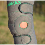 Наколінник MadMax MFA-295 Zahoprene Universal Knee Support Dark Grey/Green (1шт.)  