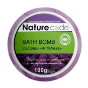 Бомба для ванн Complex Nature Code Complex Antistress (фіолетова) 100 г 