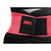 Пояс компресійний MadMax MFA-277 Slimming belt Black/rubine red S 