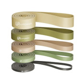 Резинові петлі для тренувань U-POWEX Pull up band set 5шт. (3.6-56.7kg) Olive 