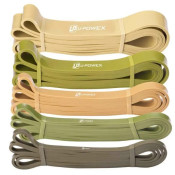 Резинові петлі для тренувань U-POWEX Pull up band set 5шт. (3.6-56.7kg) Olive 