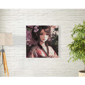 Картина за номерами Ідейка - Цвітіння сакури 40х40см (КНО8343) 
