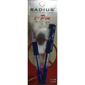 Ручка червона кулькова масляна Radius i-Pen 160427 