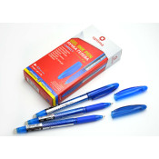 Ручка синя Optima Correct Пиши-стирай з гумкою №15744 