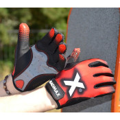 Рукавички для фітнесу MadMax MXG-101 X Gloves Black/Grey/Red M 