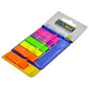 Стікери-закладки пластикові Buromax Neon 5+1 колір по 40 аркушів (BM.2303-98) 