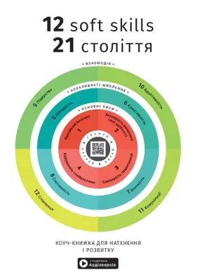 12 soft skills 21 століття. Коуч-книжка для натхнення і розвитку. Збірник самарі + аудіокнижка