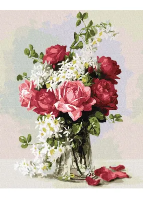 Картина за номерами 'Ароматна троянда' 40х50 КНО2928