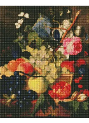 Алмазна мозаїка - Кошик з фруктами 40х50 (АМО7248)