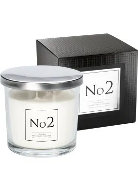 Ароматична свічка Bispol в скляному свічнику з металевою кришкою Fragranced Candle №2 (snp100-002)