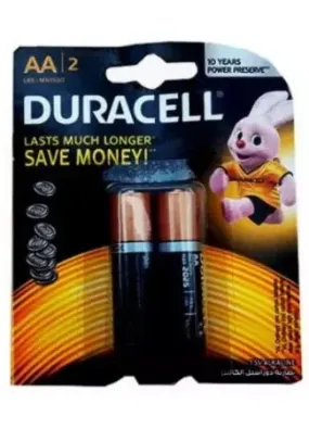 Батарейки Duracell LR6/MN1500 (упаковка 2 штуки) ціна за 1 штуку