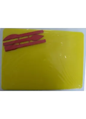 Дошка пластмасова для пластиліну 250х193+стеки