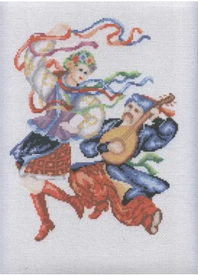 Друк на тканині ДН406 Український танець