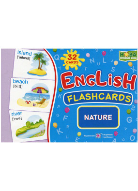 English: flashcards. Nature Природа. Набір карток англійською мовою 