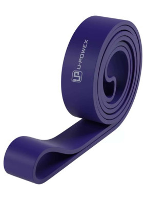 Еспандер-петля (гумка для фітнесу і кроссфіту) U-POWEX Pull up band (16-39kg) Purple 