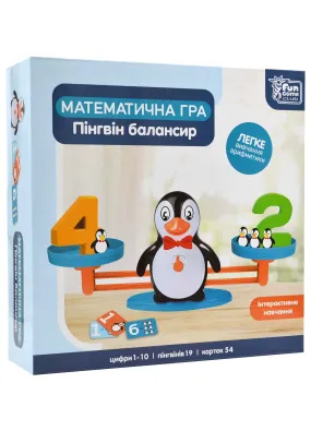 Математична гра FUN GAME Пінгвін балансир (56427)