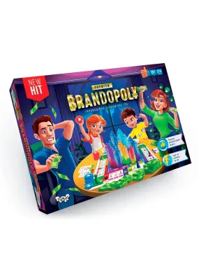Інноваційна економічна гра Brandopoly Premium Danko toys G-BrP-01-01 