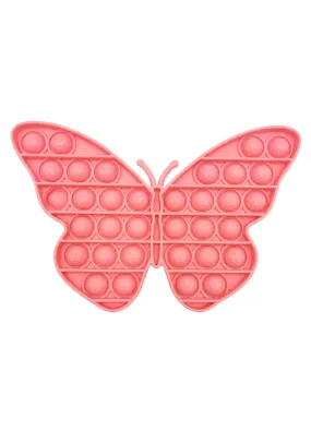 Іграшка-антистрес Pop it Метелик рожевий