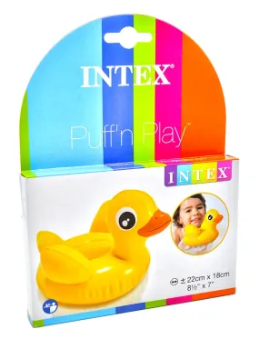 Іграшка для купання Intex 58590 Качечка надувна  від 2 років (пакет)