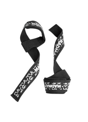 Лямки для тяги MadMax MFA-275 Camo Power Wrist Straps Camo/White