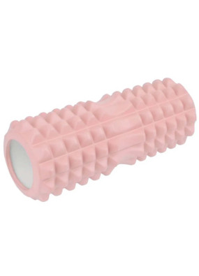 Масажний ролик (роллер) U-POWEX EVA foam roller (33x14см.) Type 2 Pink