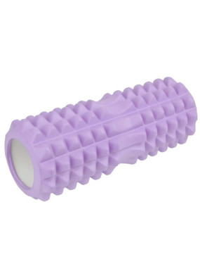 Масажний ролик (роллер) U-POWEX UP_1010 EVA foam roller (33x14см.) Type 2 Purple