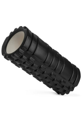Масажний ролик (роллер) U-POWEX EVA foam roller (33x14см.) Black