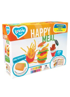 Набір для ліплення з тістом. Happy Meal