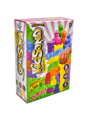 Набір креативної творчості Danko Toys Кінетичний пісок KidSand 600г KS-04-09