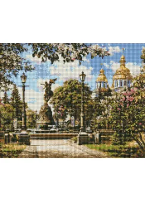 Алмазна мозаїка - Володимирська ірка 40х50 см (АМО7351)
