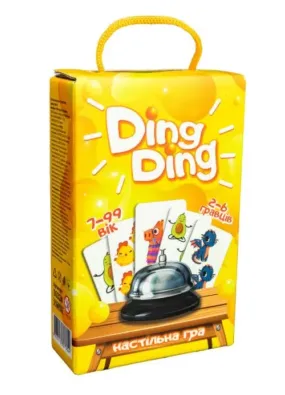 Настільна гра Strateg Ding ding 30324 (українська)
