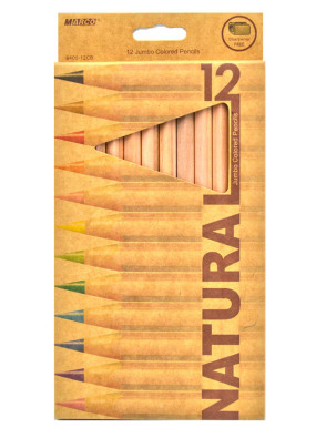 Олівці кольорові + точилка MARCO 12 шт 6400-12СB