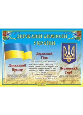 Плакат Державні символи України (ПіП)