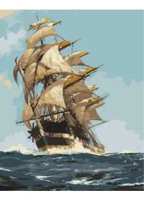 Картина по номерах Bookopt Корабель мрії 40х50 (BK1114)