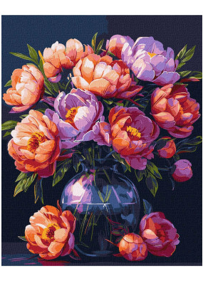 Картина за номерами Ідейка Розкіш квітів КНО3274 40х50 см