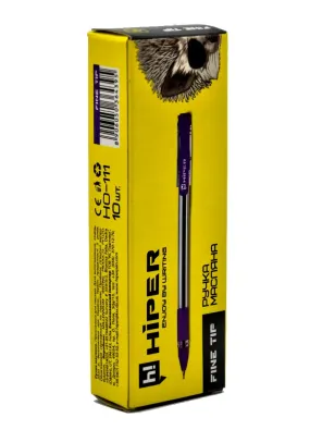 Ручка фіолетова масляна HIPER FINE TIP 0.7 мм ho-111
