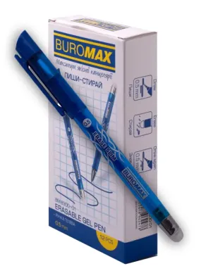 Ручка гелева пиши-стирай Erase Slim, синій, 0.5 мм. BM.8300-01
